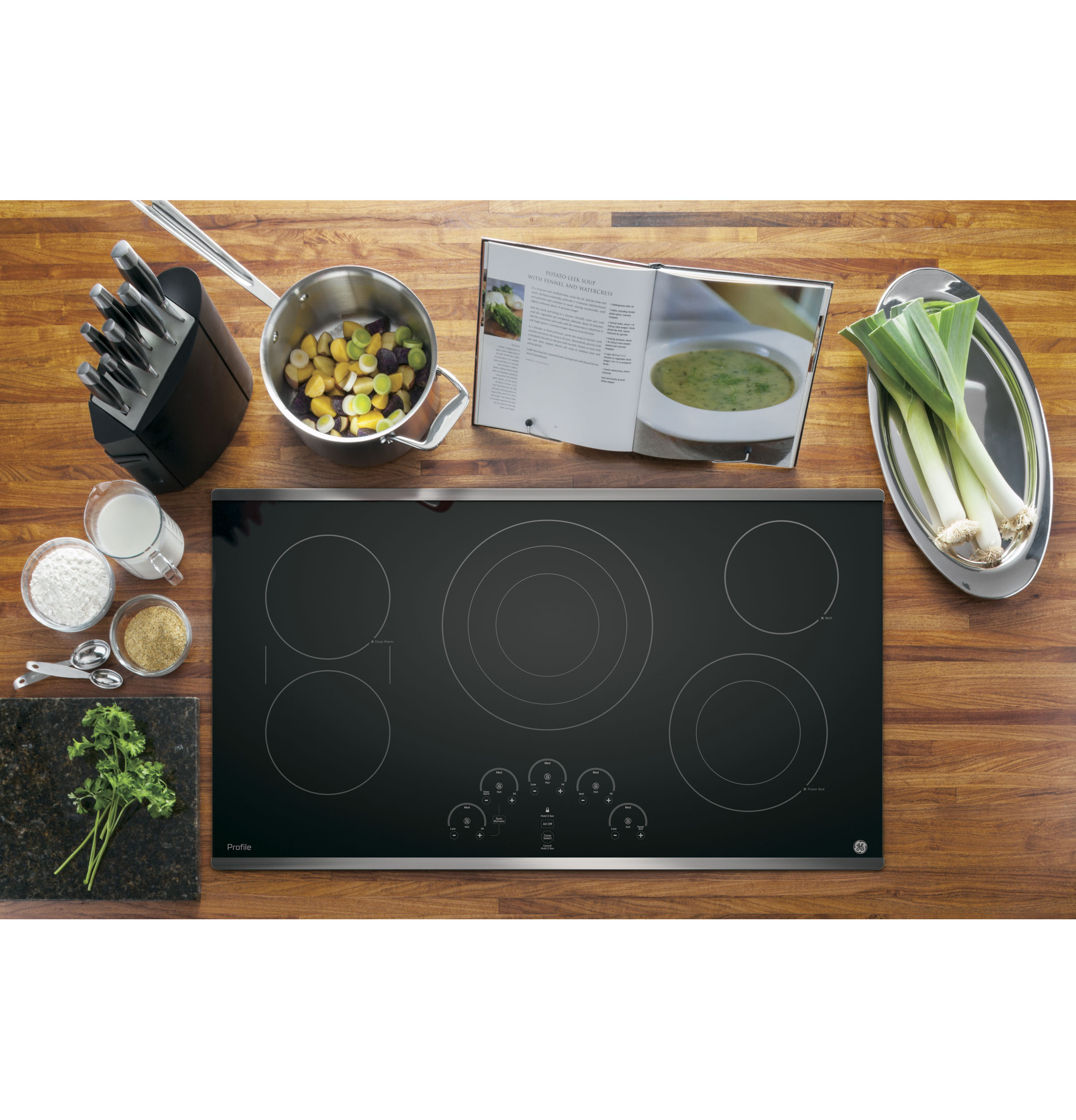 36" Built-In Touch Control Cooktop PP9036SJSS