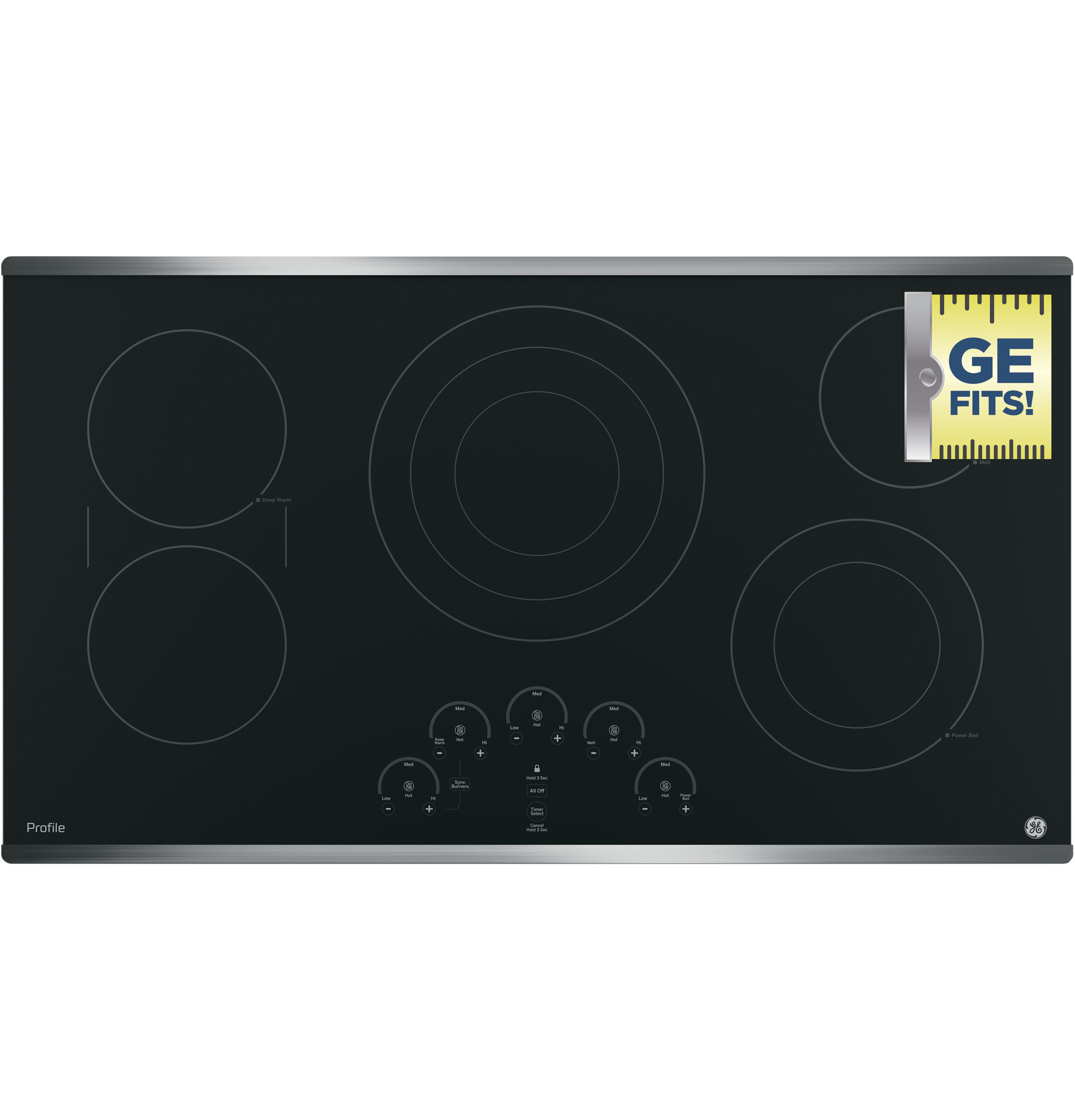36" Built-In Touch Control Cooktop PP9036SJSS