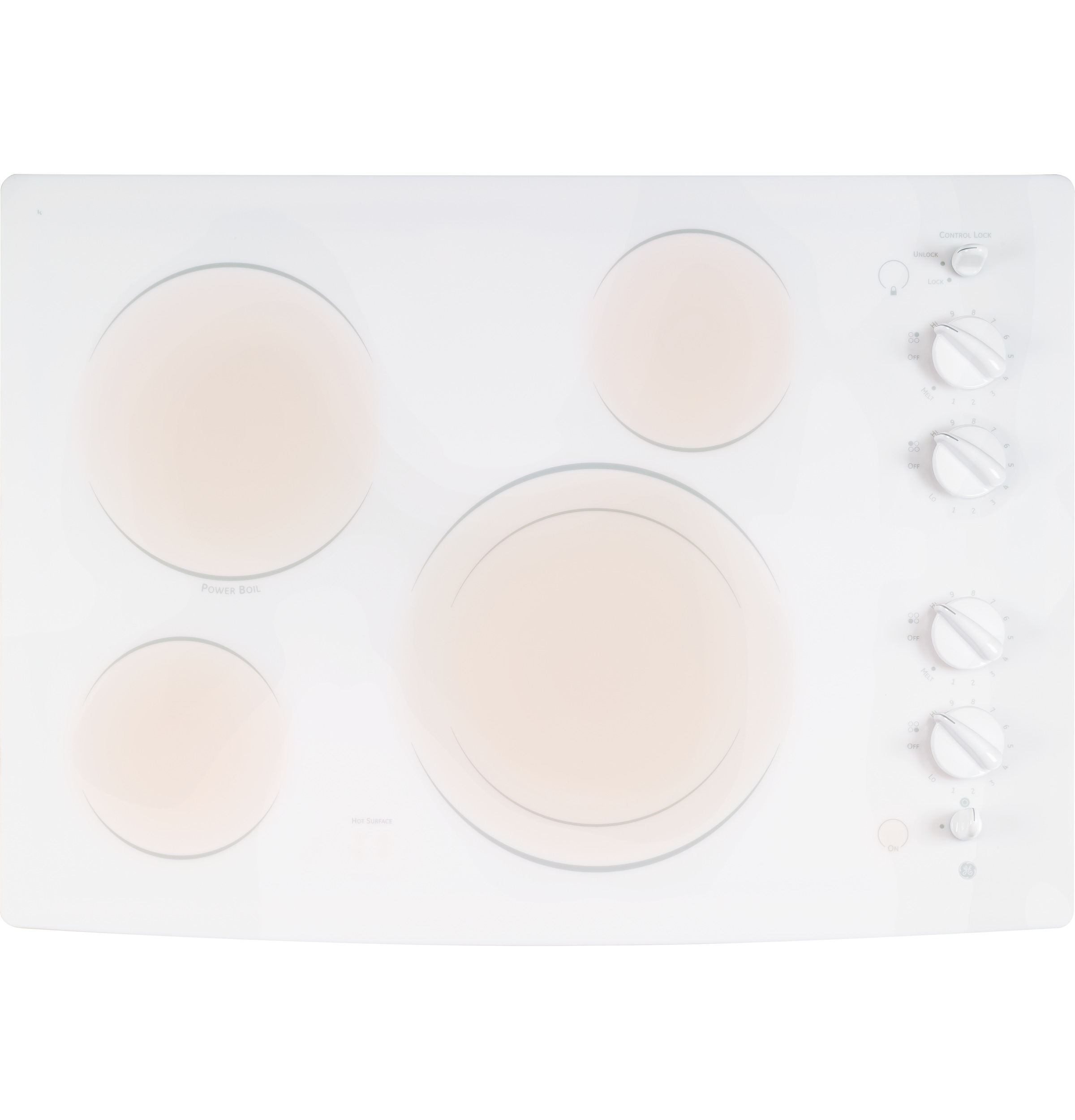 Series 30" Built-In Electric Cooktop PP912TMWW