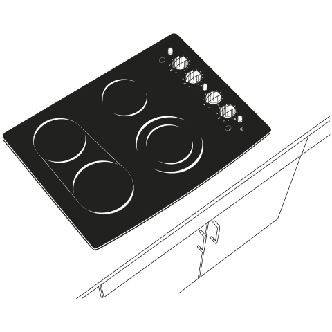 Series 30" Built-In Electric Cooktop PP932EHES