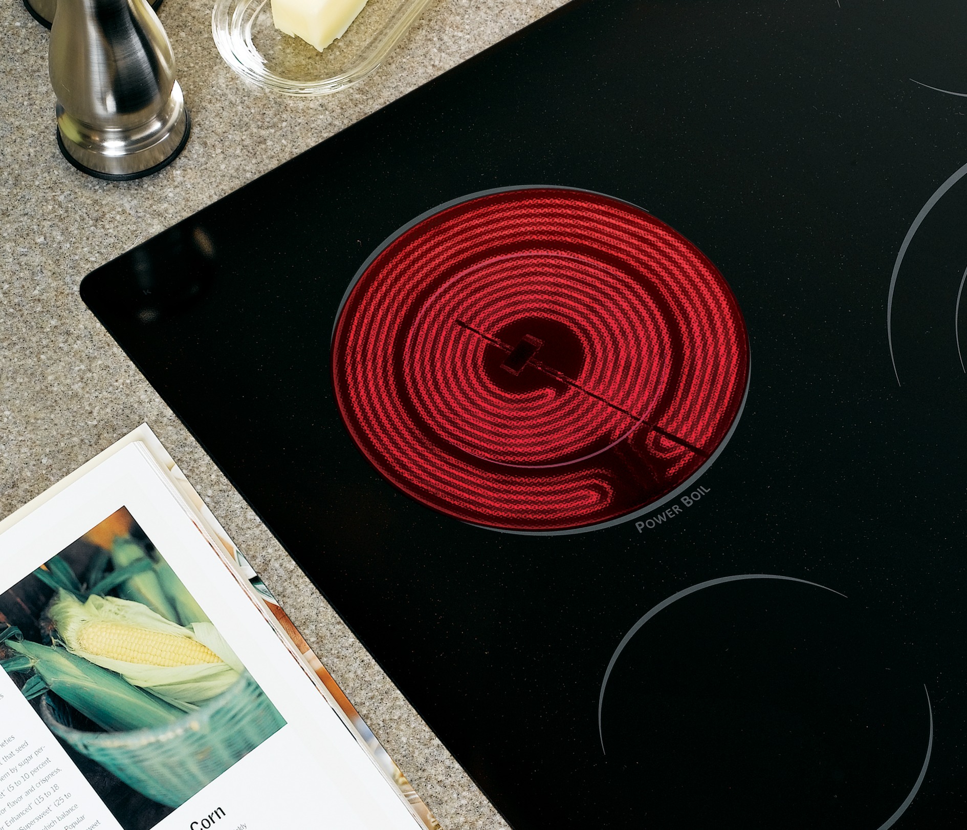Series 30" Built-In Electric Cooktop PP945BMBB