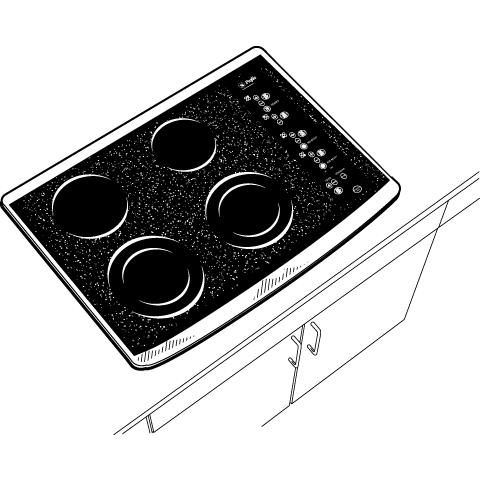 30" Built-In CleanDesign Electric Cooktop PP950SMSS