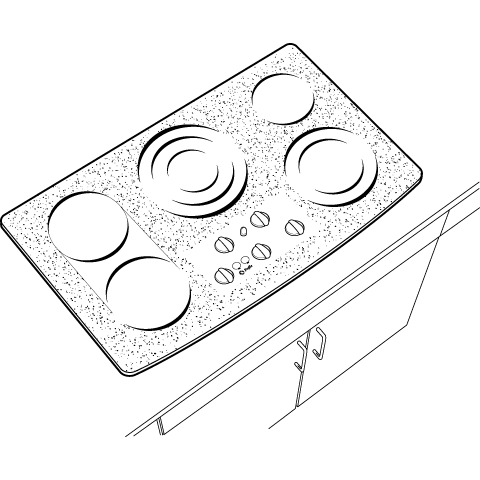 Series 36" Built-In Cooktop PP962TMWW