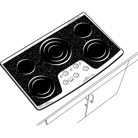36" Built-In CleanDesign Cooktop PP972SMSS