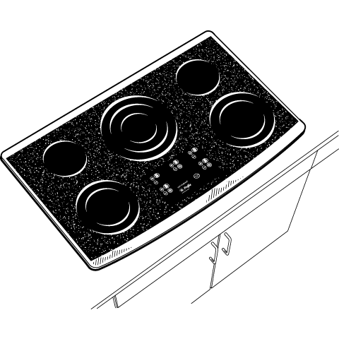 Series 36" Built-In Cooktop PP975SMSS