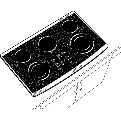 36" Built-In CleanDesign Cooktop PP980SMSS
