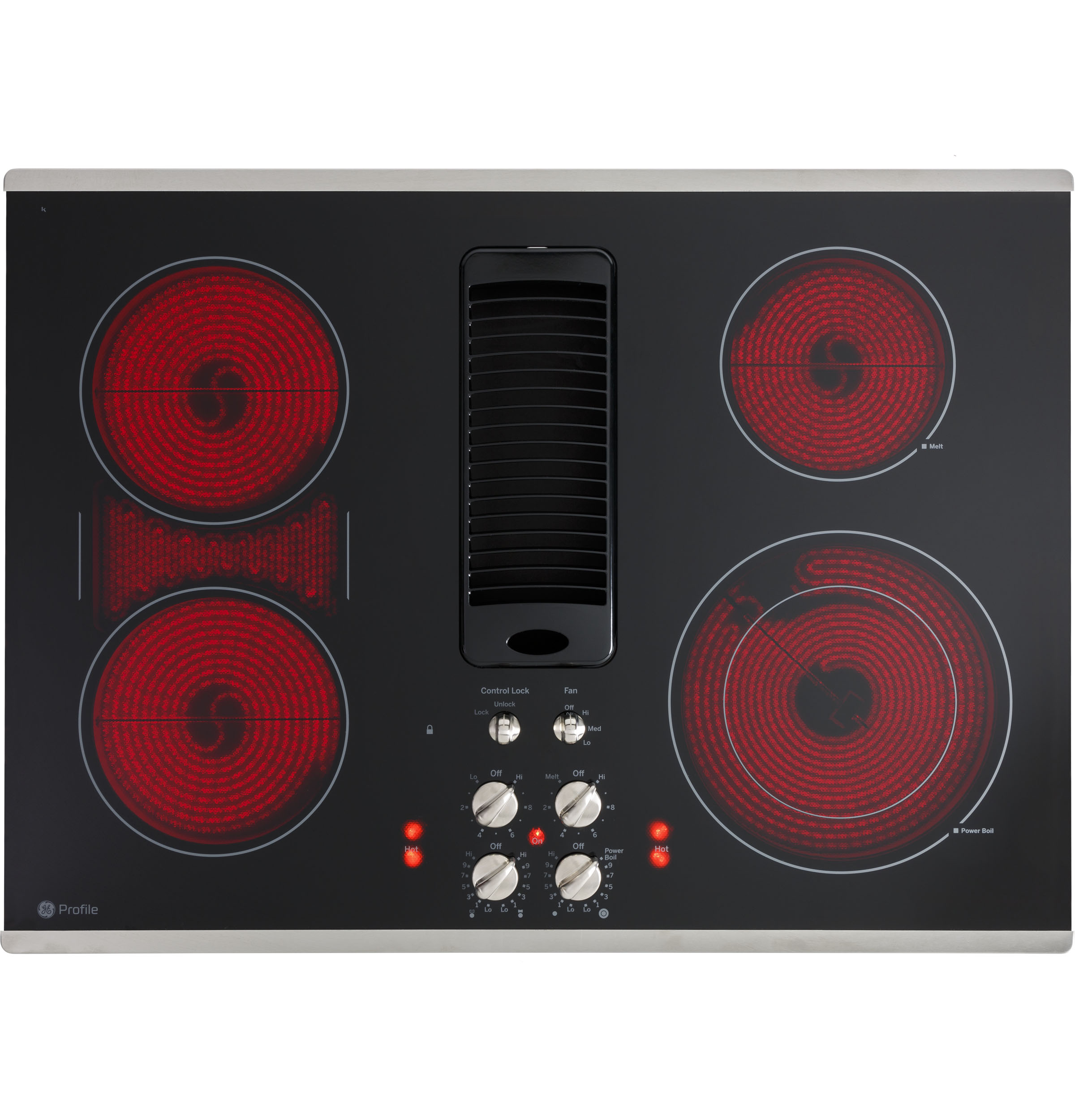 30" Downdraft Electric Cooktop view 2