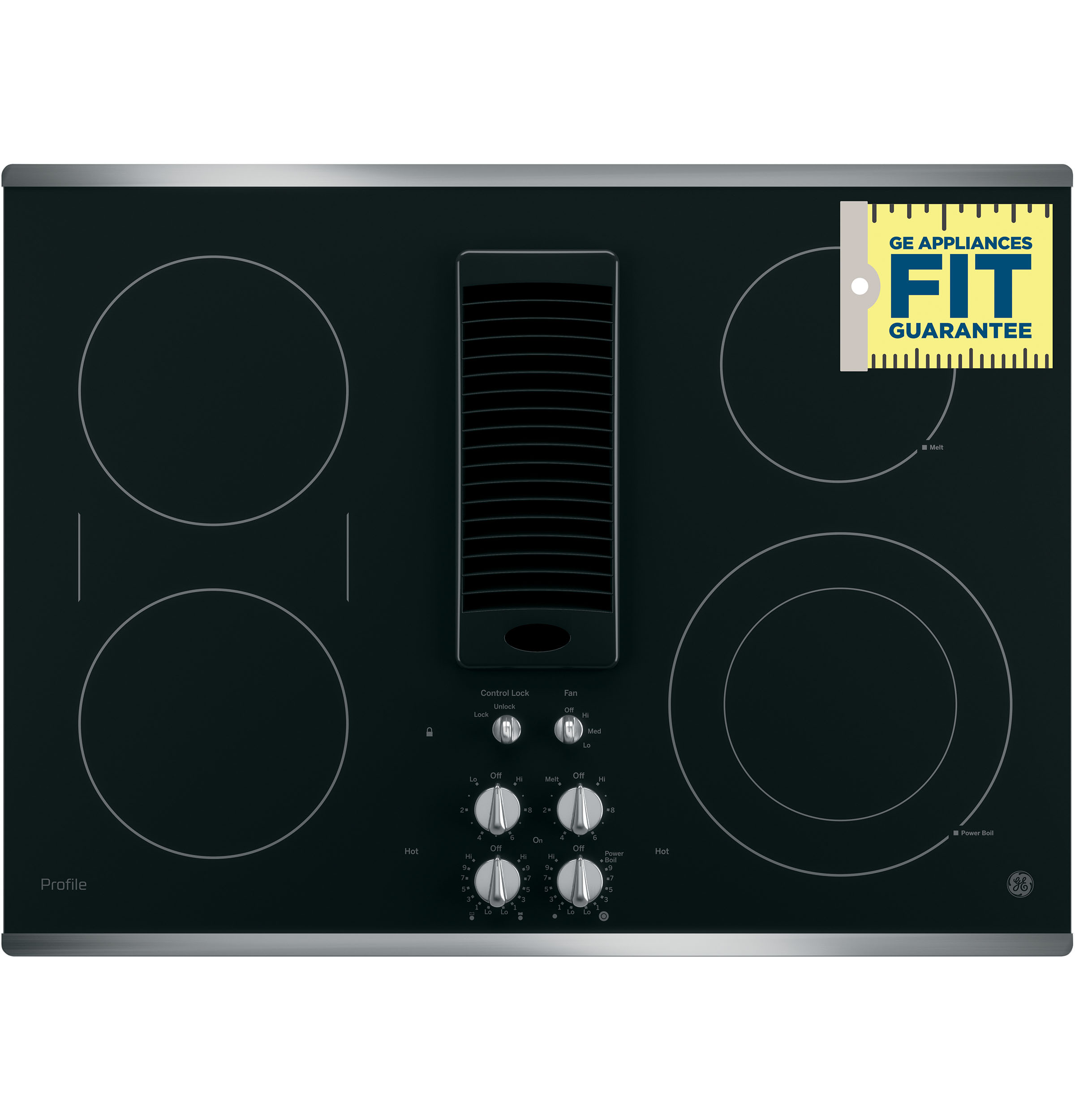 30" Downdraft Electric Cooktop view 5