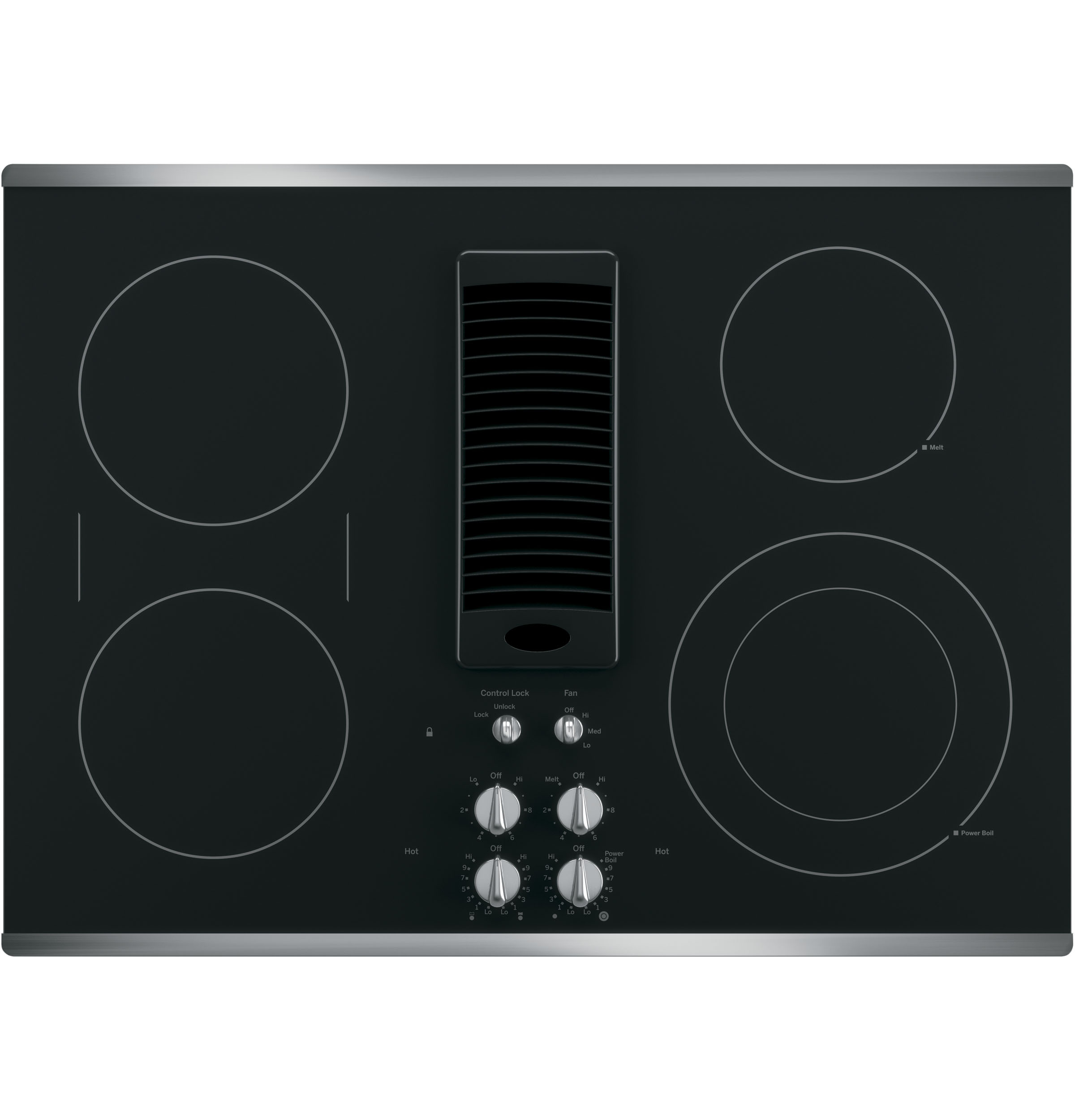 30" Downdraft Electric Cooktop view 14