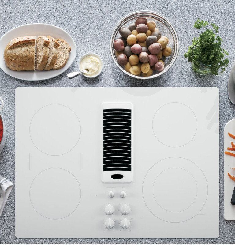 30" Downdraft Electric Cooktop PP9830TJWW