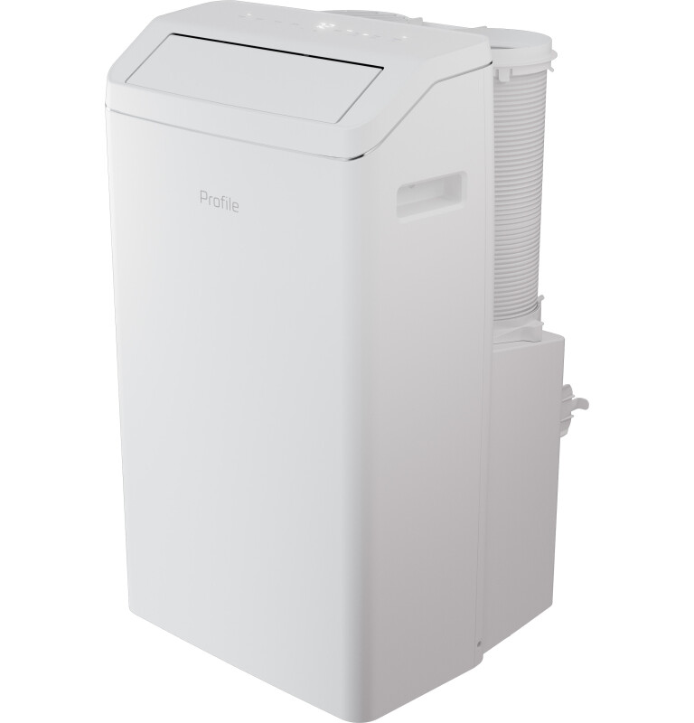 12,000 BTU Dual-Hose, Inverter Heat/Cool Portable Air Conditioner with Dehumidifier and Remote, White view 4