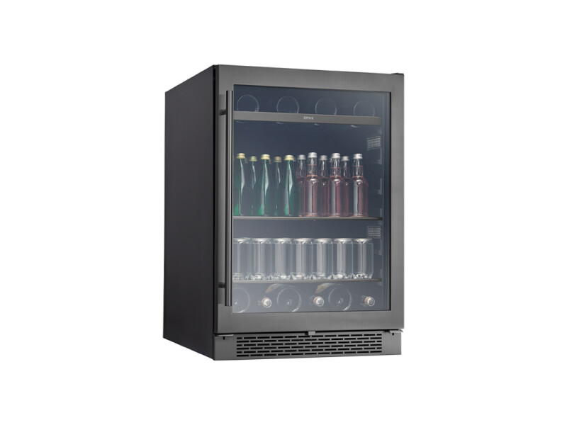 24" Black Stainless Single Zone Beverage Cooler PRB24C01BBSG