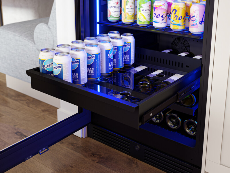 24" Full Size Panel Ready Single Zone Beverage Cooler view 4