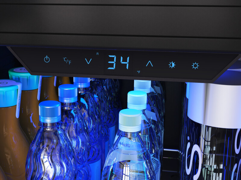 24" Full Size Panel Ready Single Zone Beverage Cooler view 7