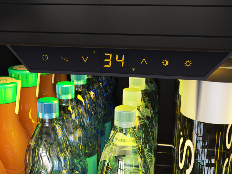 24" Full Size Panel Ready Single Zone Beverage Cooler view 8
