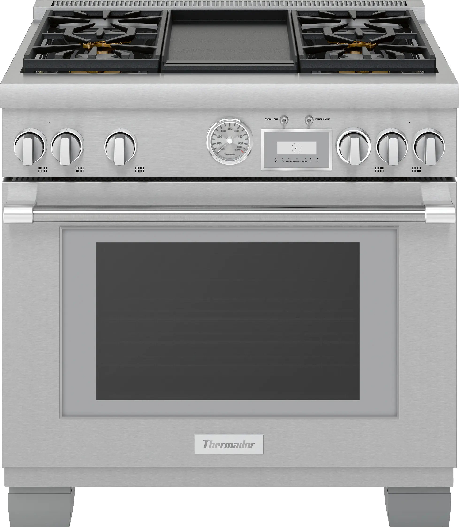 Dual Fuel Professional Range 36'' Pro Grand® Commercial Depth PRD364WDGU