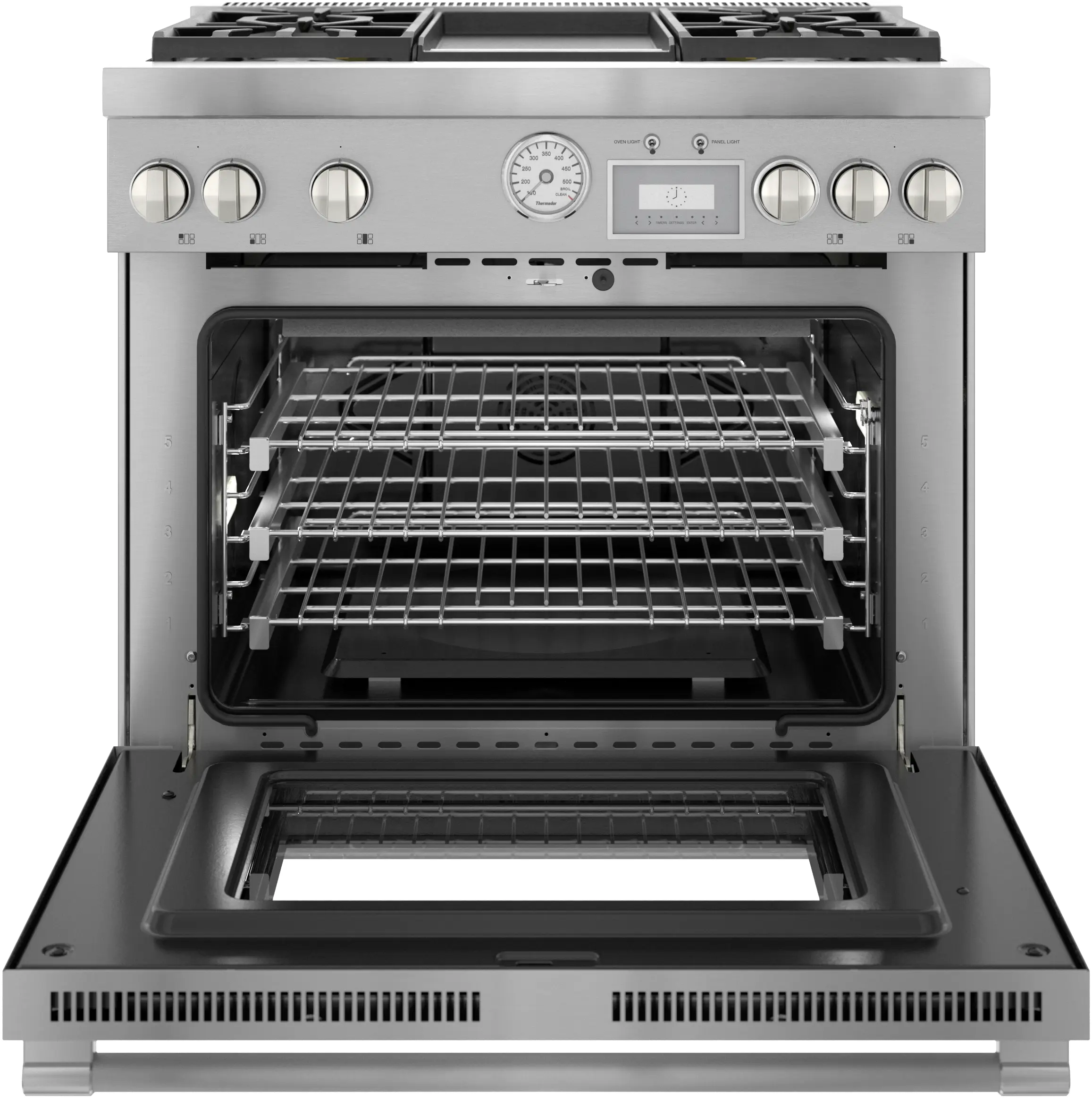 Dual Fuel Professional Range 36'' Pro Grand® Commercial Depth PRD364WDGU