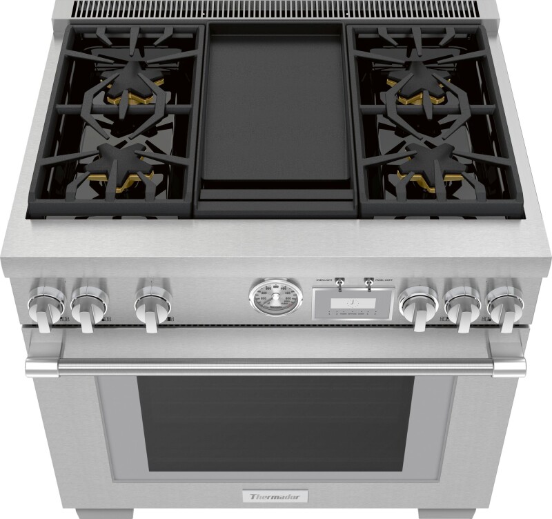 Dual Fuel Professional Range 36" Pro Grand Commercial Depth PRD364WDGU
