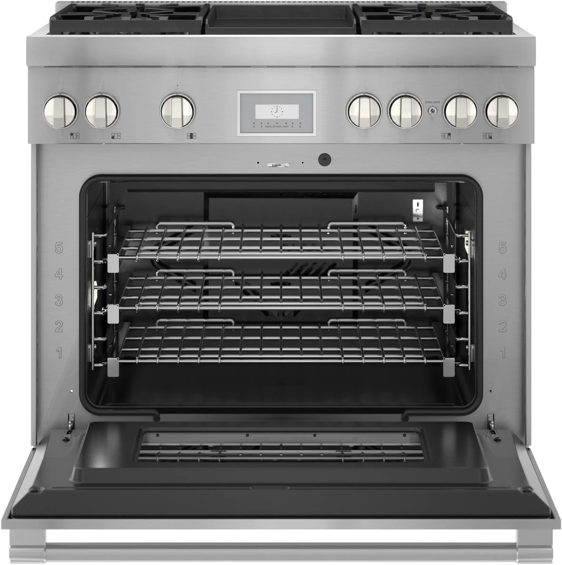 Dual Fuel Professional Range 36'' Pro Harmony® Standard Depth PRD364WDHU