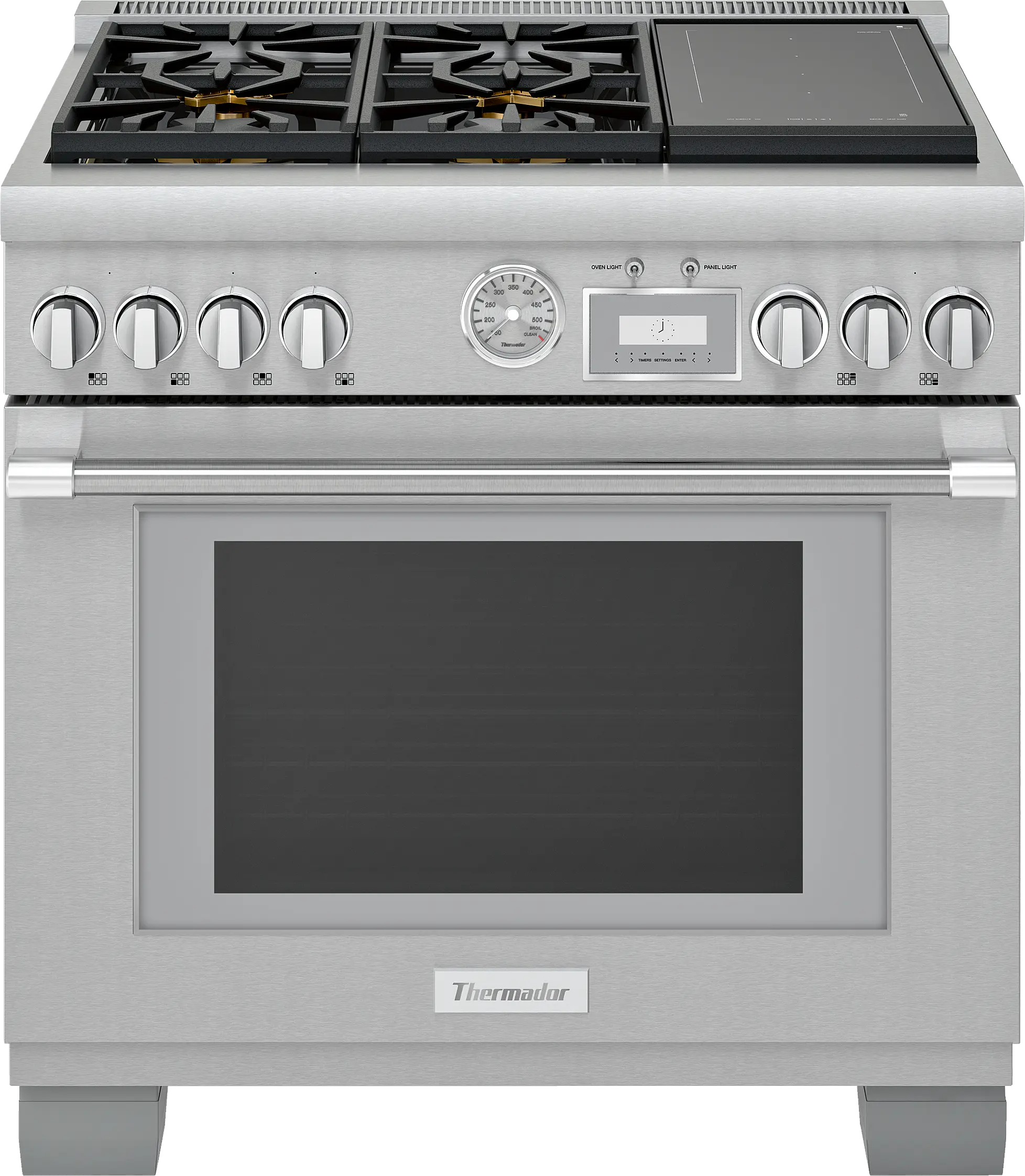 Dual Fuel Professional Range 36'' Pro Grand® Commercial Depth PRD364WIGU