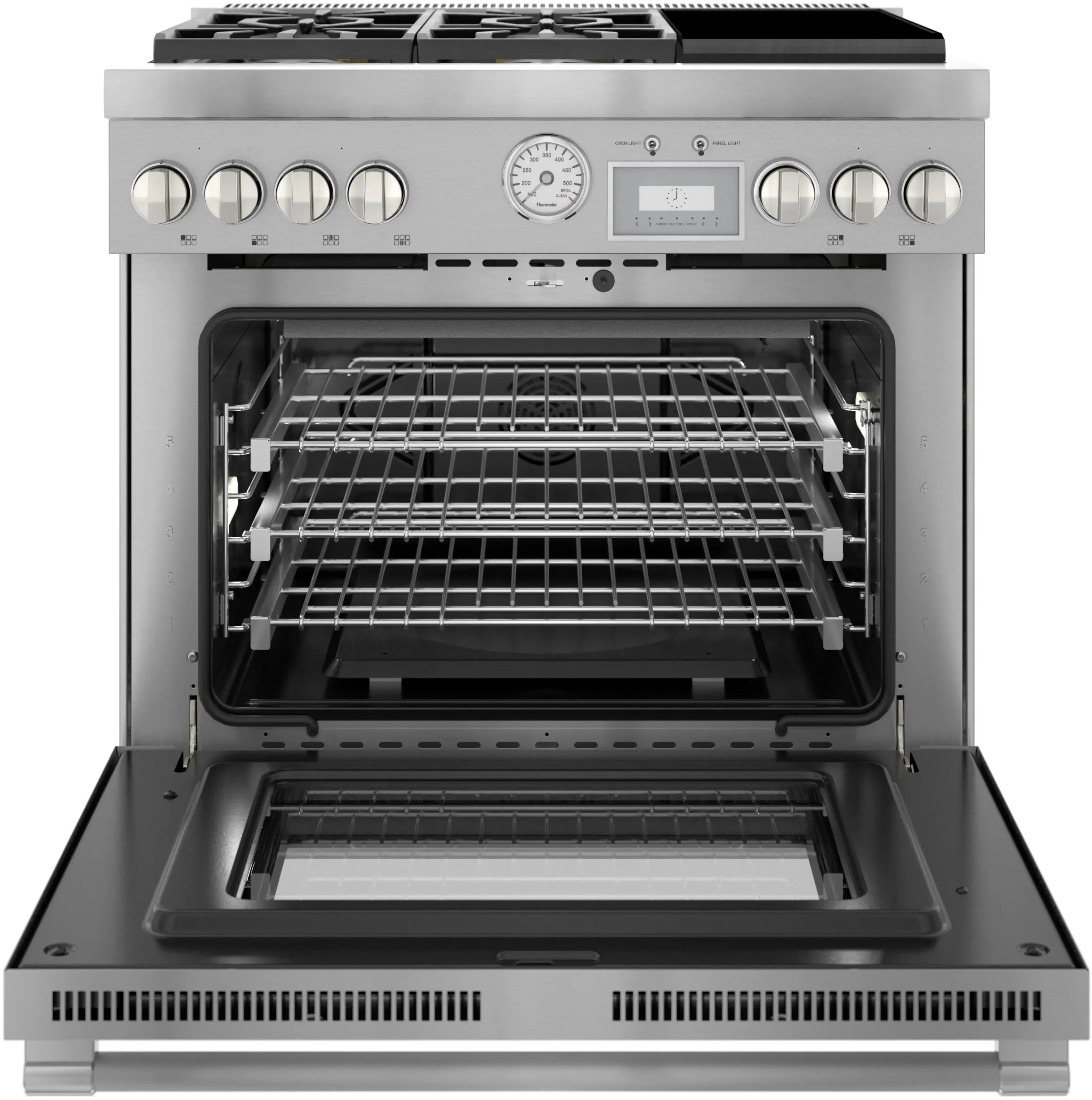 Dual Fuel Professional Range 36'' Pro Grand® Commercial Depth PRD364WIGU