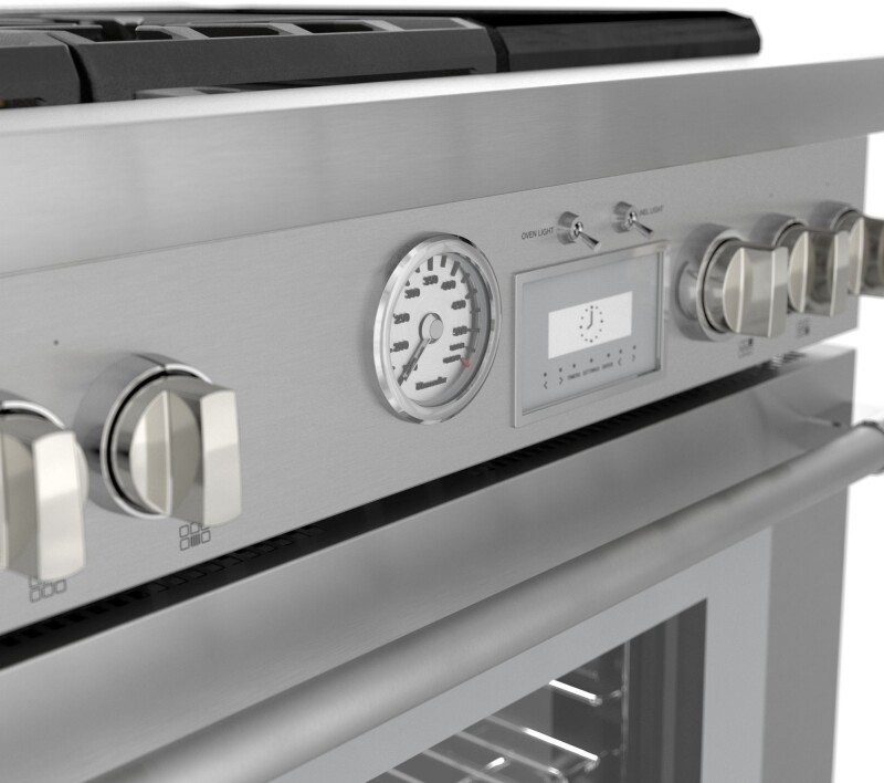 Dual Fuel Professional Range 36" Pro Grand Commercial Depth PRD364WIGU