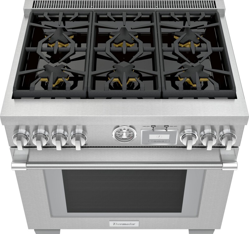 Dual Fuel Professional Range 36" Pro Grand Commercial Depth PRD366WGU