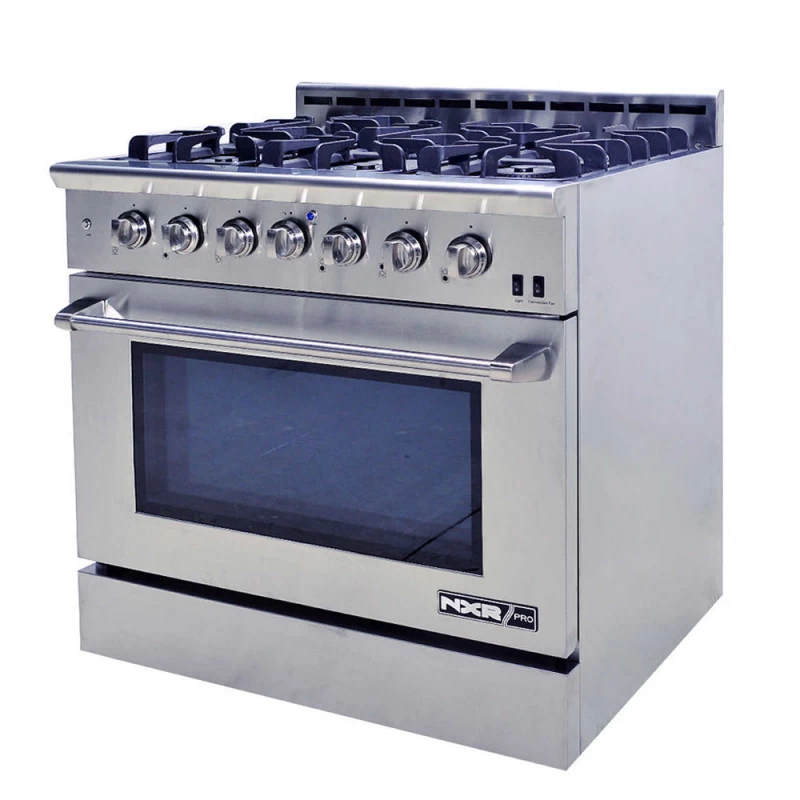 PRO Series Dual Fuel Ranges- Dual Fuel Range with 6 Burners and Electric Convection Oven, 48 inch PRD4851