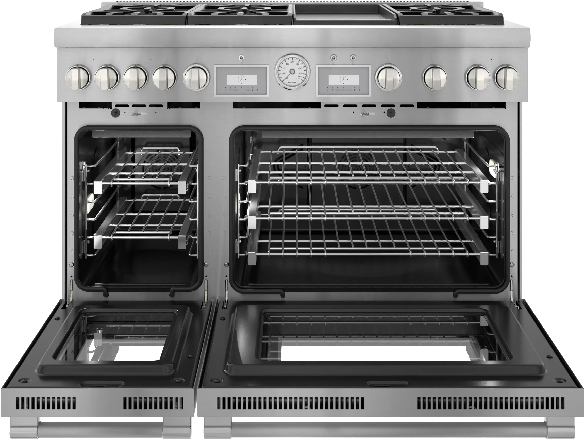 Dual Fuel Professional Range 48'' Pro Grand® Commercial Depth PRD486WDGU
