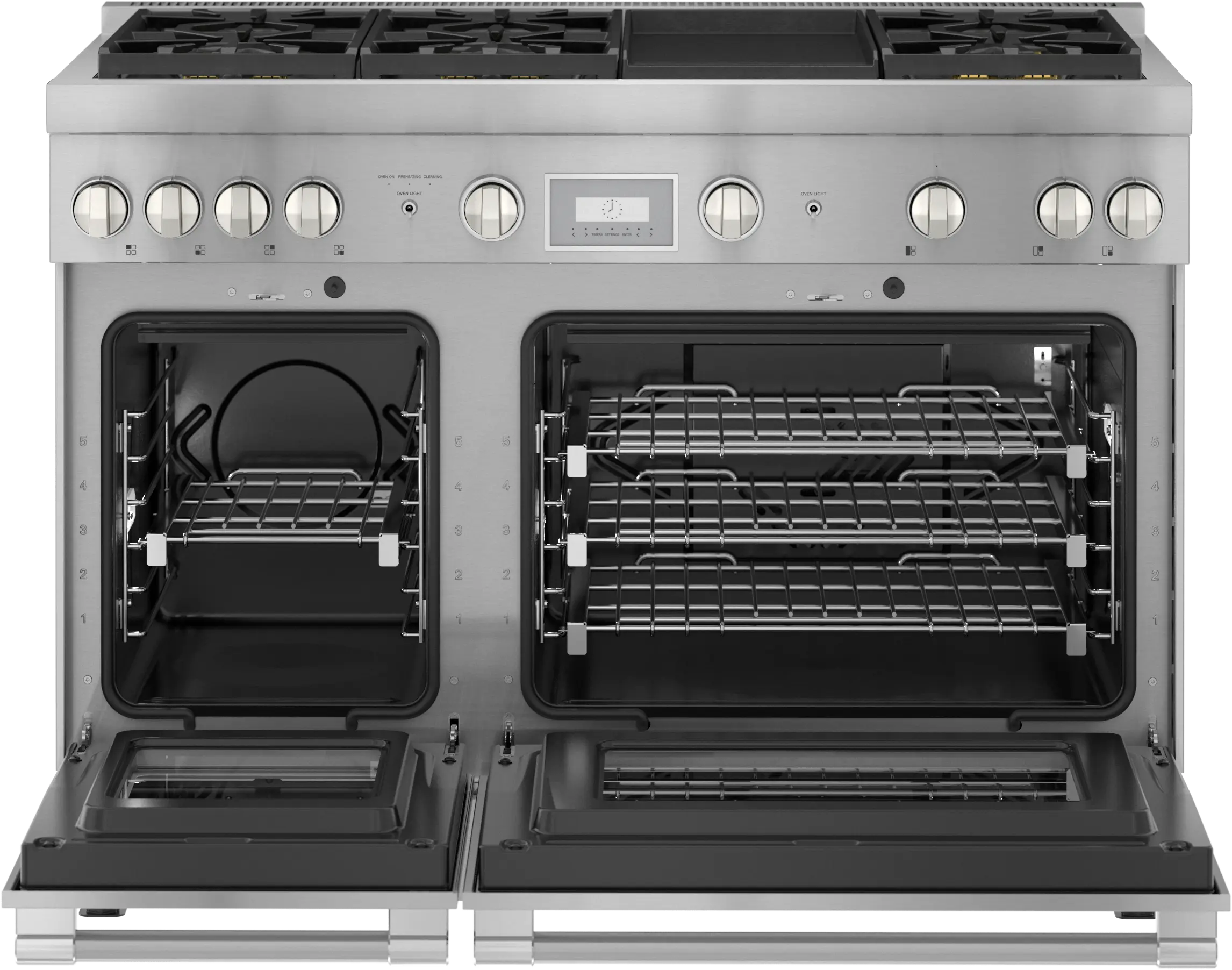 Dual Fuel Professional Range 48'' Pro Harmony® Standard Depth PRD486WDHU
