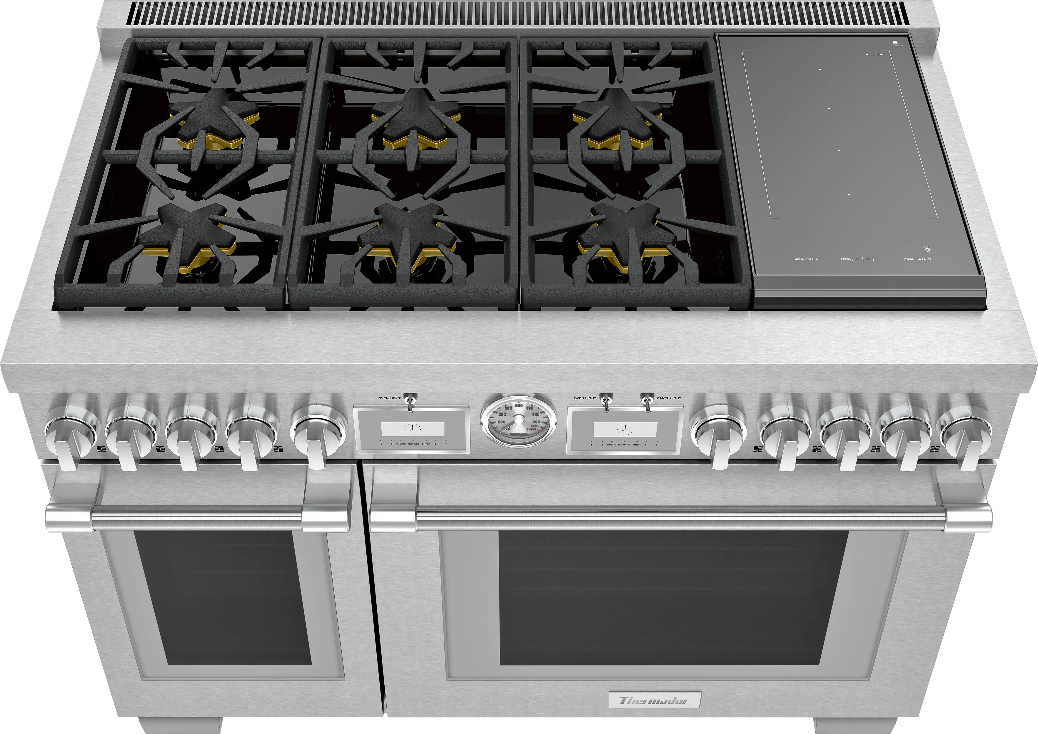 Dual Fuel Professional Range 48'' Pro Grand® Commercial Depth PRD486WIGU