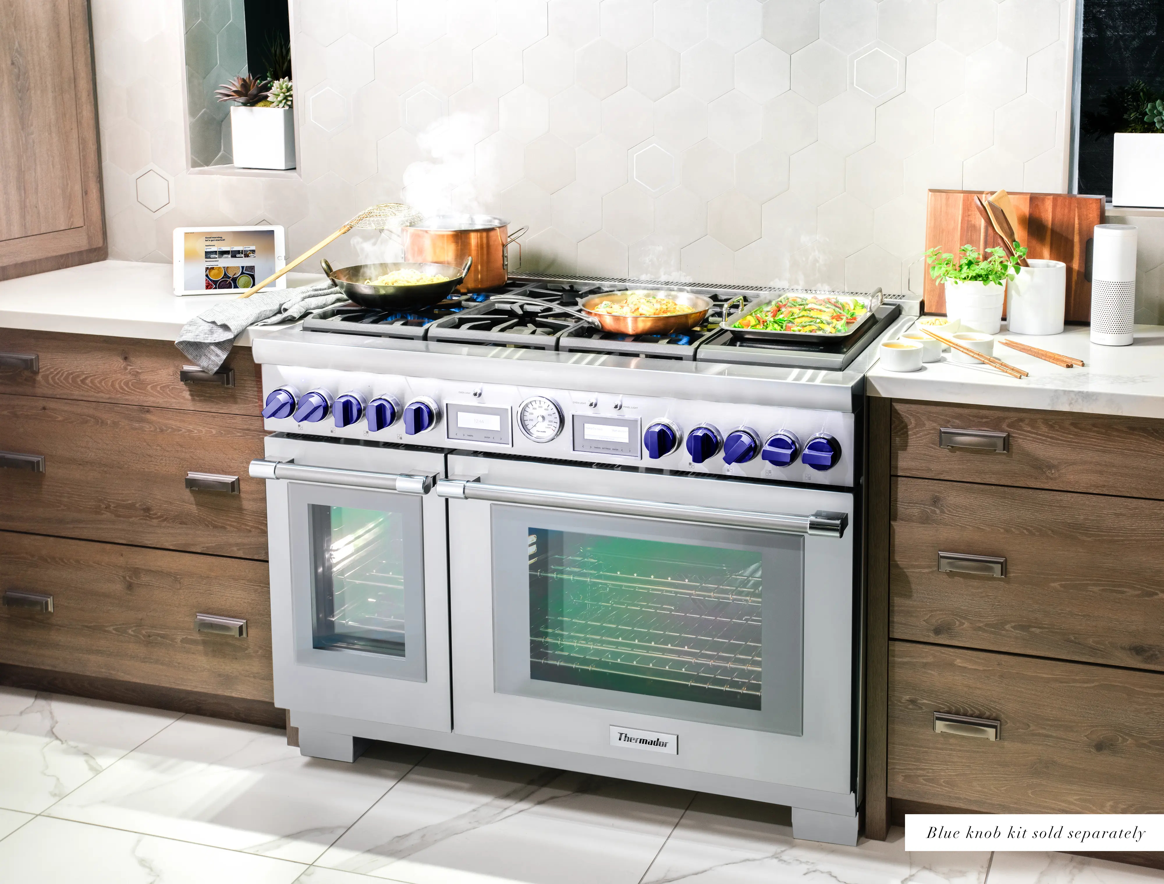 Dual Fuel Professional Range 48'' Pro Grand® Commercial Depth PRD486WIGU