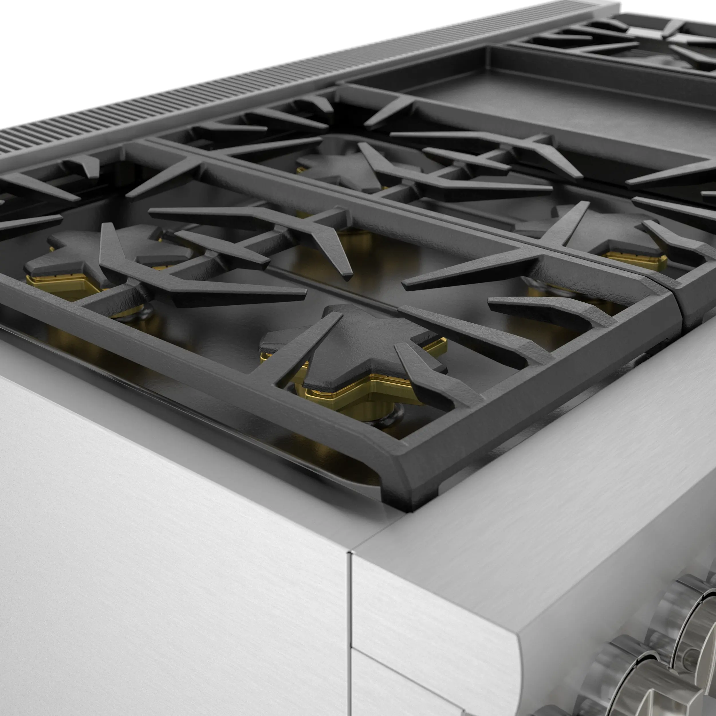 Dual Fuel Professional Range 48'' Pro Grand® Commercial Depth PRD48WDSGU