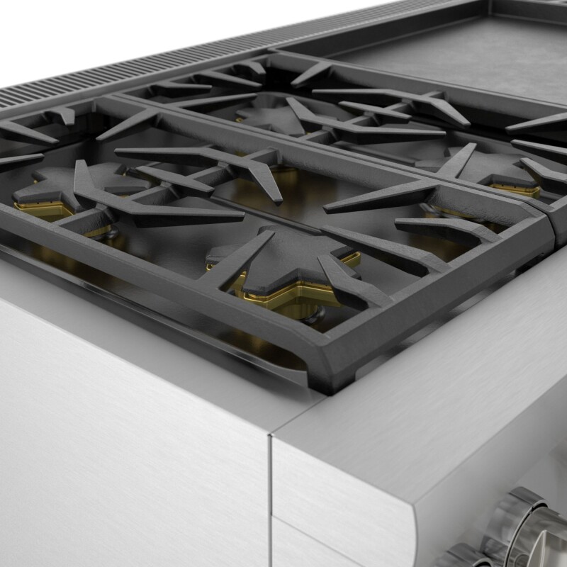 Dual Fuel Professional Range 60" Pro Grand Commercial Depth Dual Fuel Professional Range 60'' Pro Grand® Commercial Depth PRD606WESG