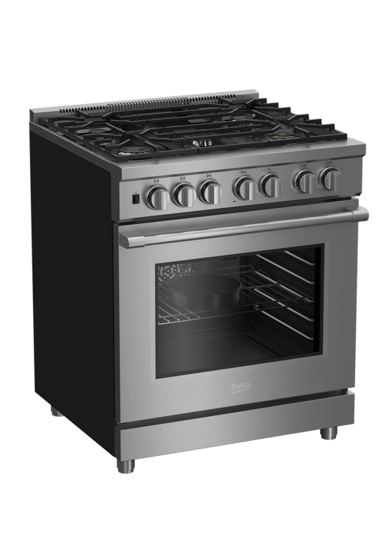30" Pro-Style Dual Fuel Range PRDF34550SS