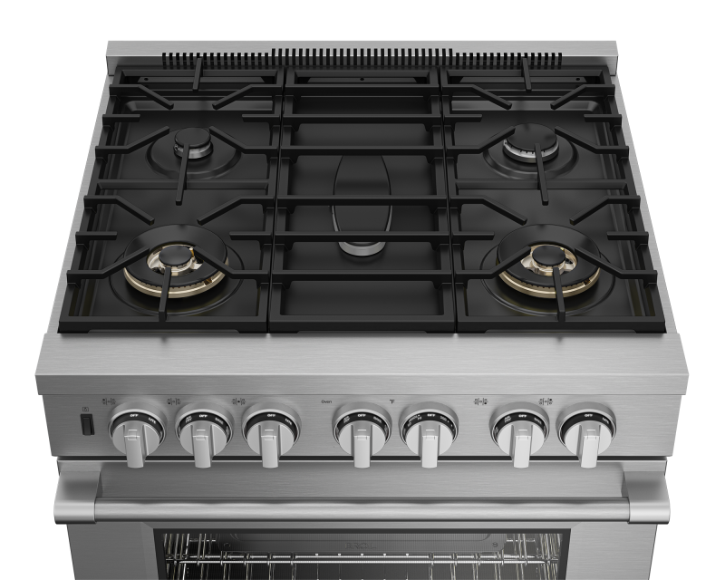 30" Pro-Style Dual Fuel Range PRDF34552SS