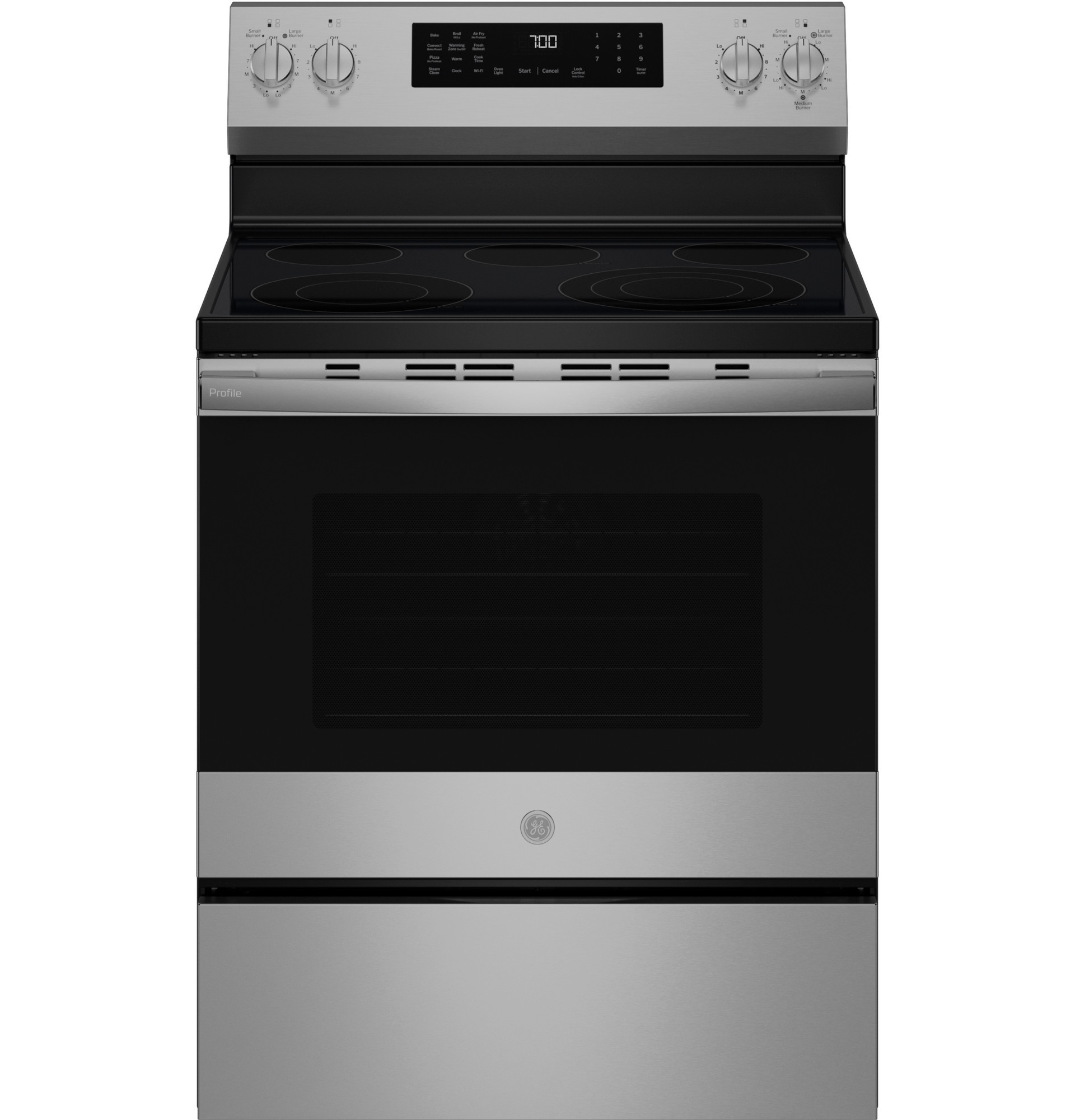 30” Smart Free-Standing Electric Convection Range with No Preheat Air Fry and EasyWash Oven Tray view 39