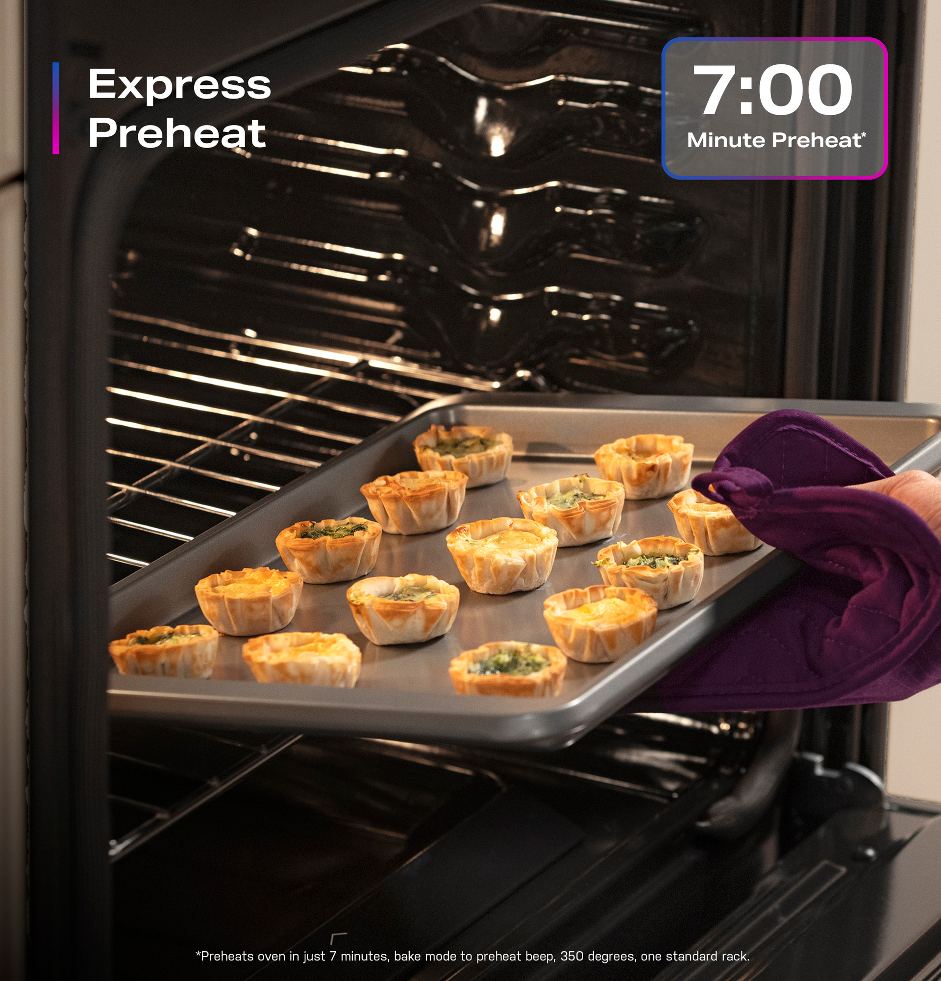 30” Smart Free-Standing Electric Convection Range with No Preheat Air Fry and EasyWash Oven Tray view 56