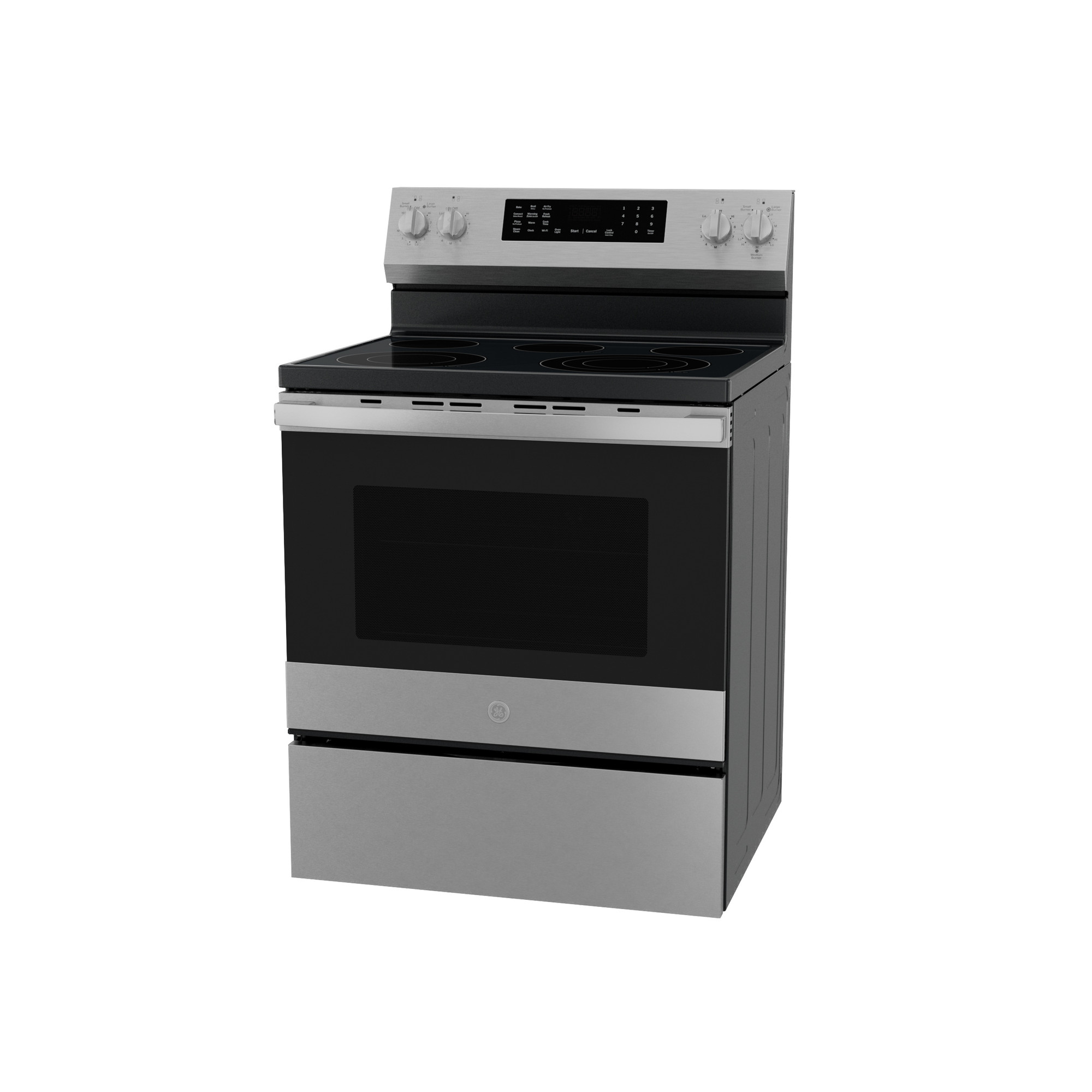 30” Smart Free-Standing Electric Convection Range with No Preheat Air Fry and EasyWash Oven Tray view 66