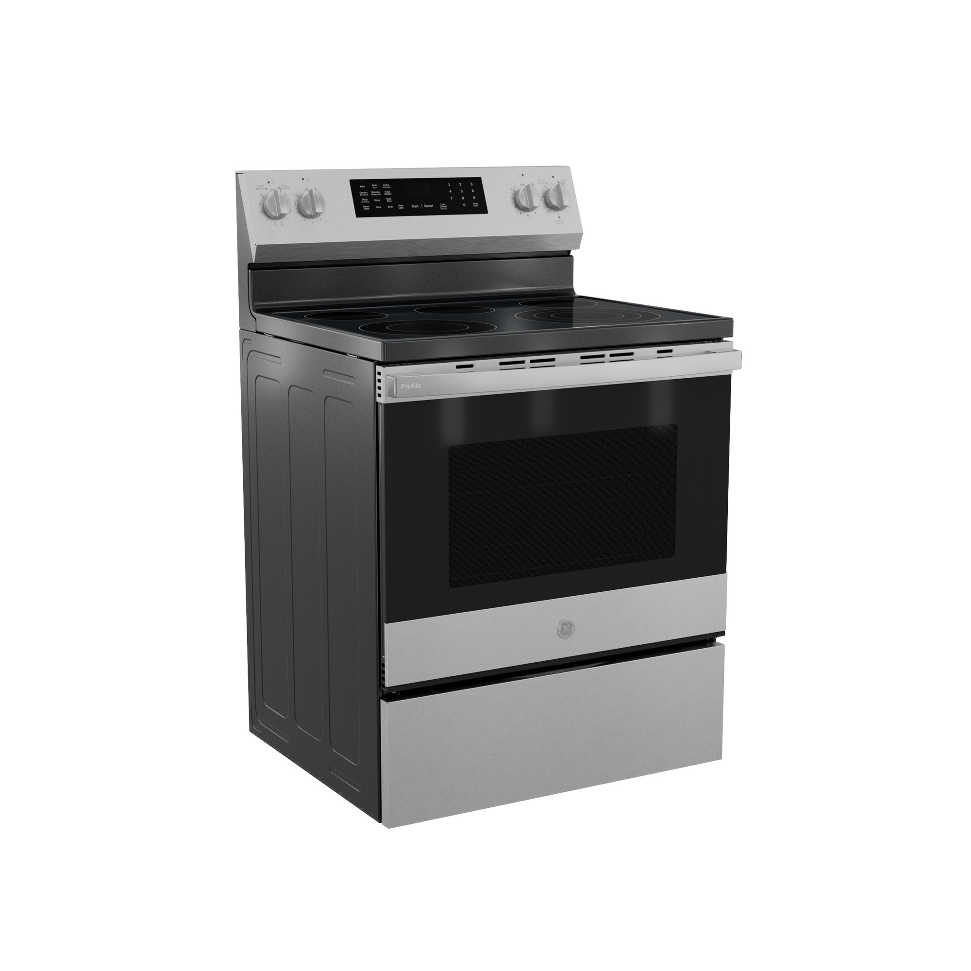 30” Smart Free-Standing Electric Convection Range with No Preheat Air Fry and EasyWash Oven Tray view 7