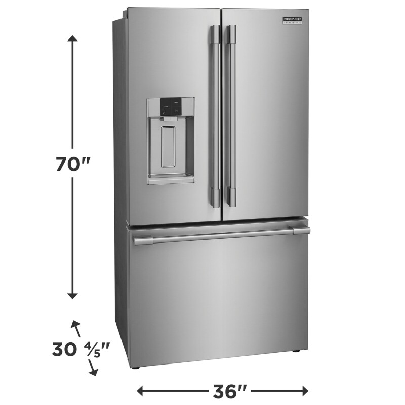 22.6 Cu. Ft. French Door Counter-Depth Refrigerator view 4
