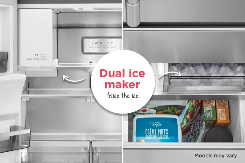 22.6 Cu. Ft. French Door Counter-Depth Refrigerator view 9