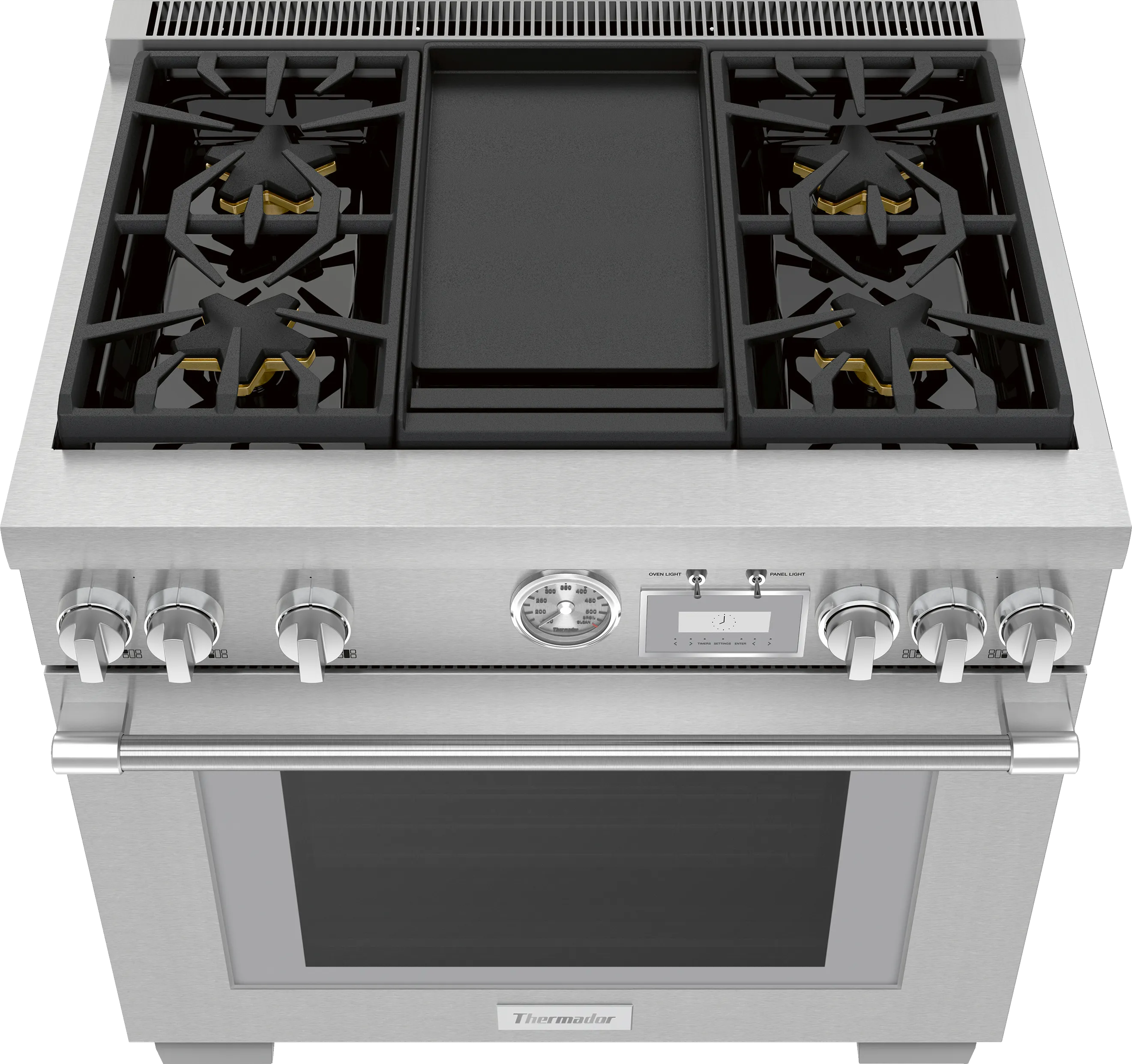 Gas Professional Range 36" Pro Grand Commercial Depth PRG364WDG