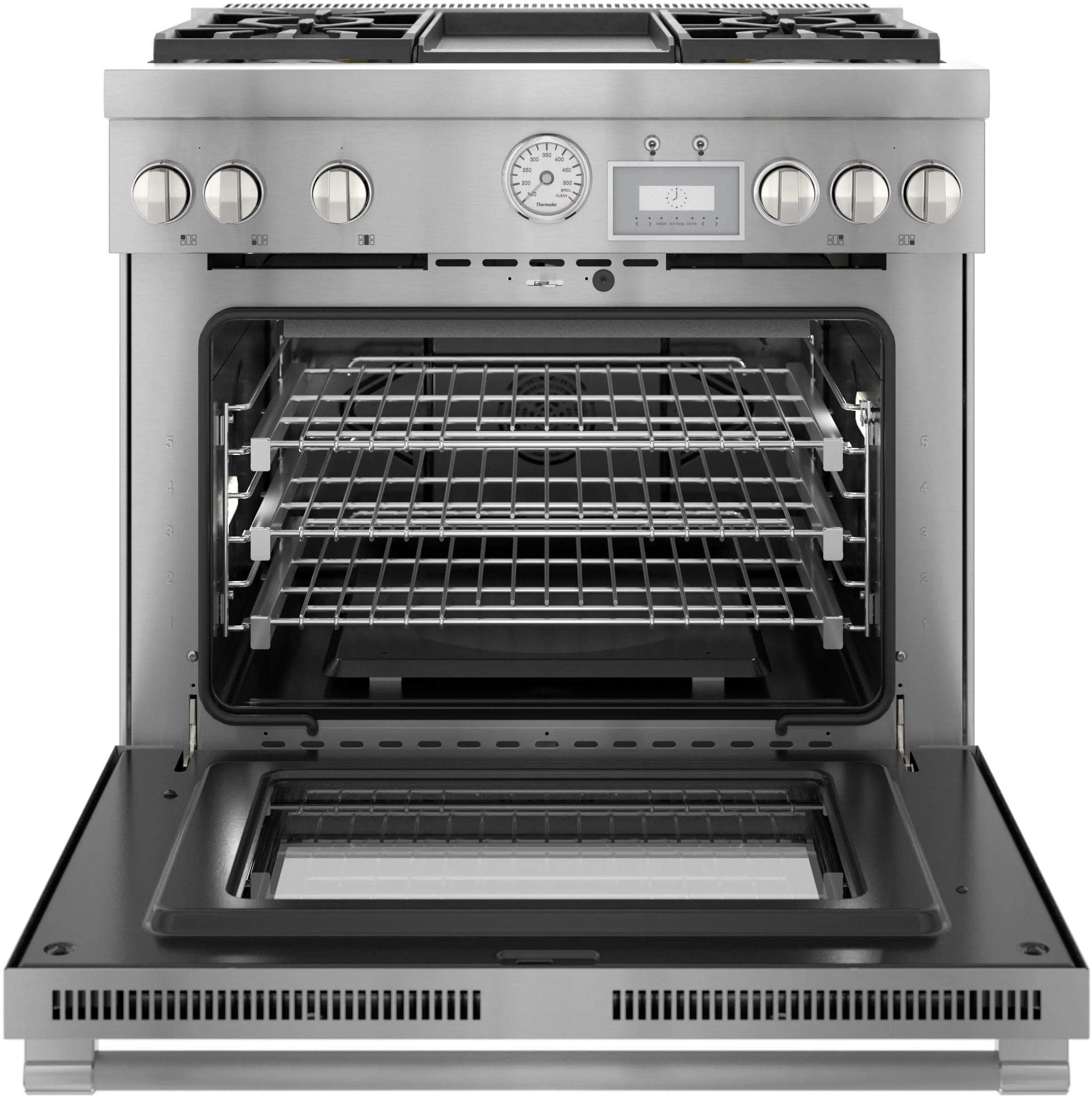 Gas Professional Range 36" Pro Grand Commercial Depth PRG364WDG