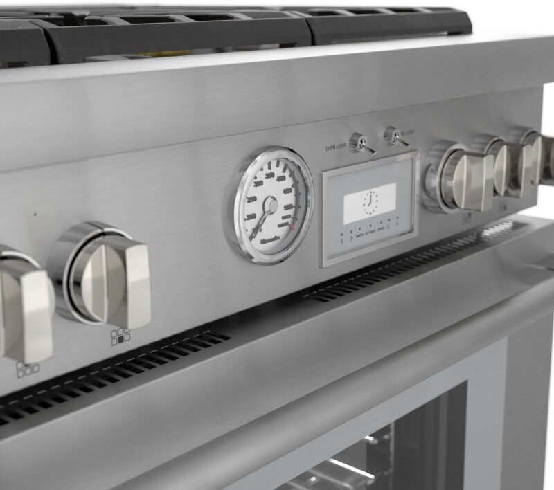 Gas Professional Range 36" Pro Grand Commercial Depth PRG366WG