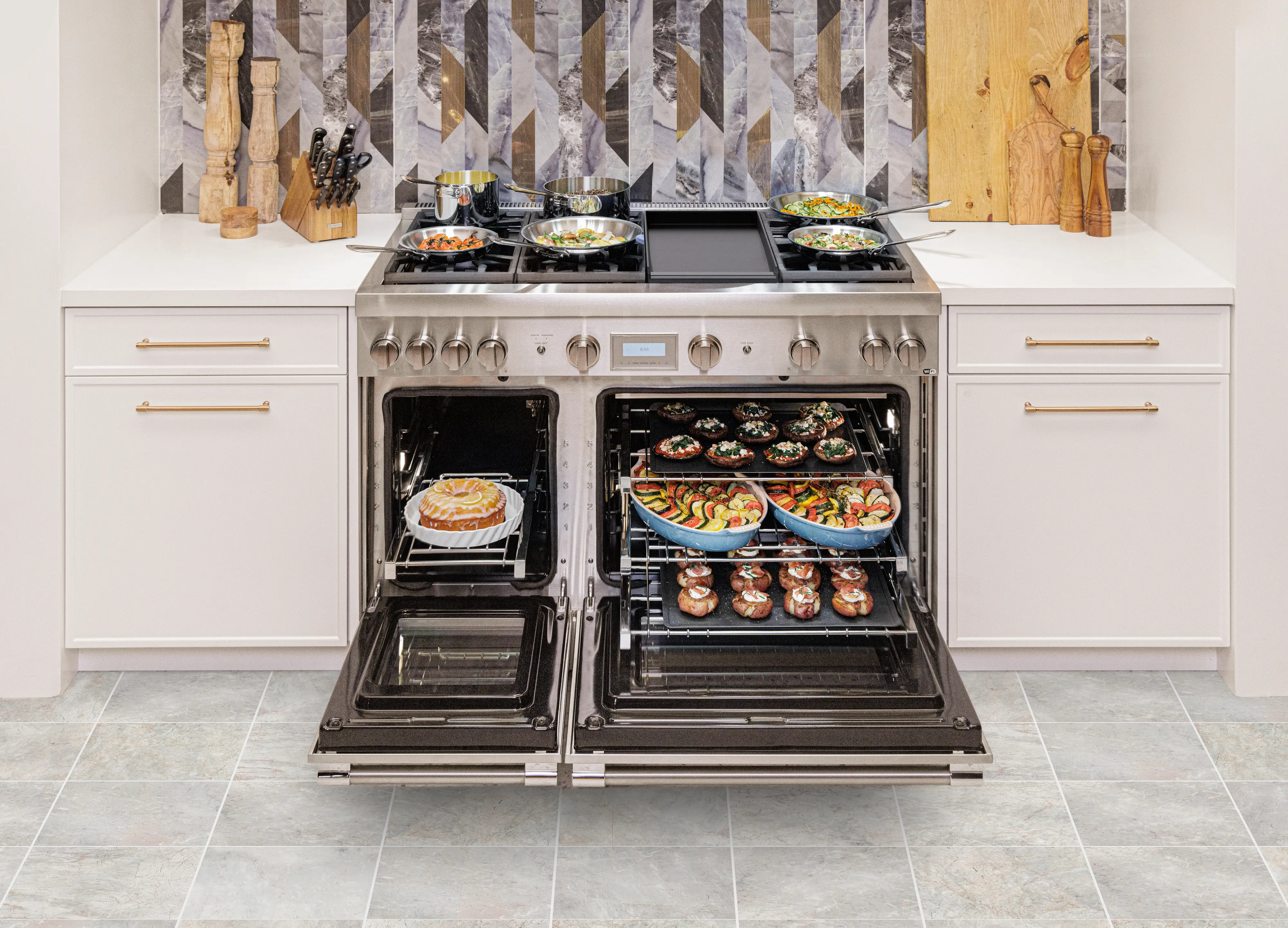 Gas Professional Range 48'' Pro Harmony® Standard Depth PRG486WDH