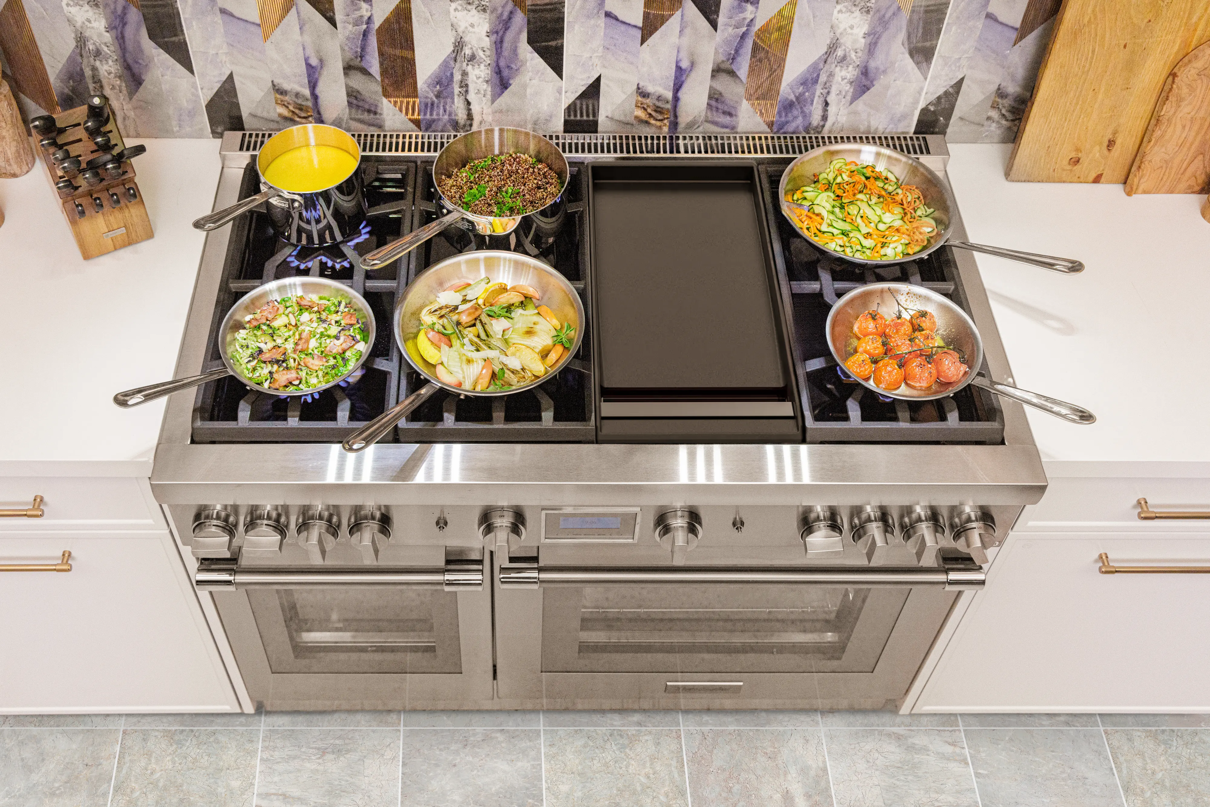 Gas Professional Range 48'' Pro Harmony® Standard Depth PRG486WDH