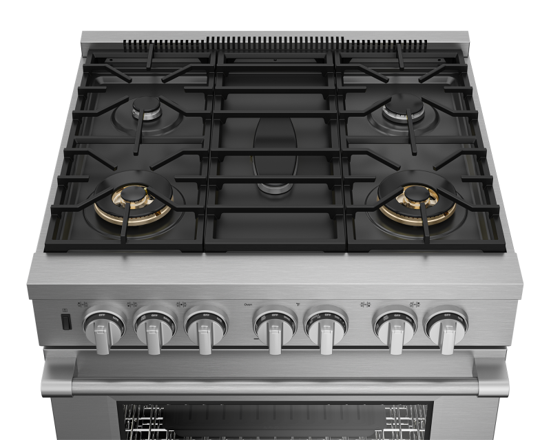 30" Stainless Steel Pro-Style Gas Range view 3