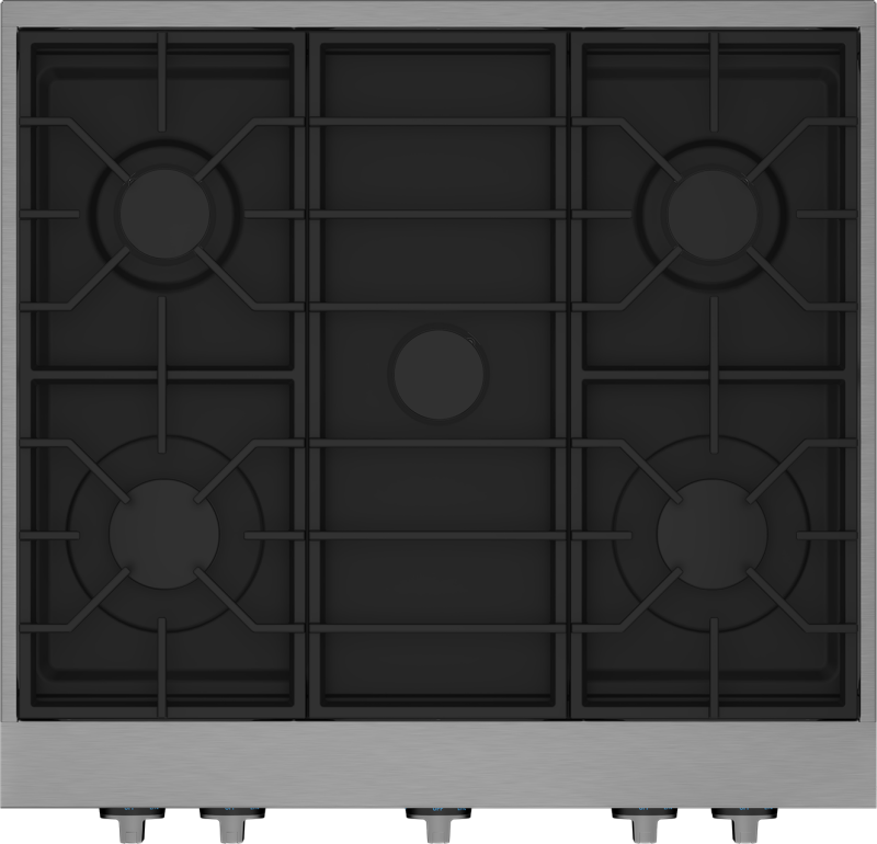 30" Pro-Style Built-in Gas Range Top PRGRT30500SS