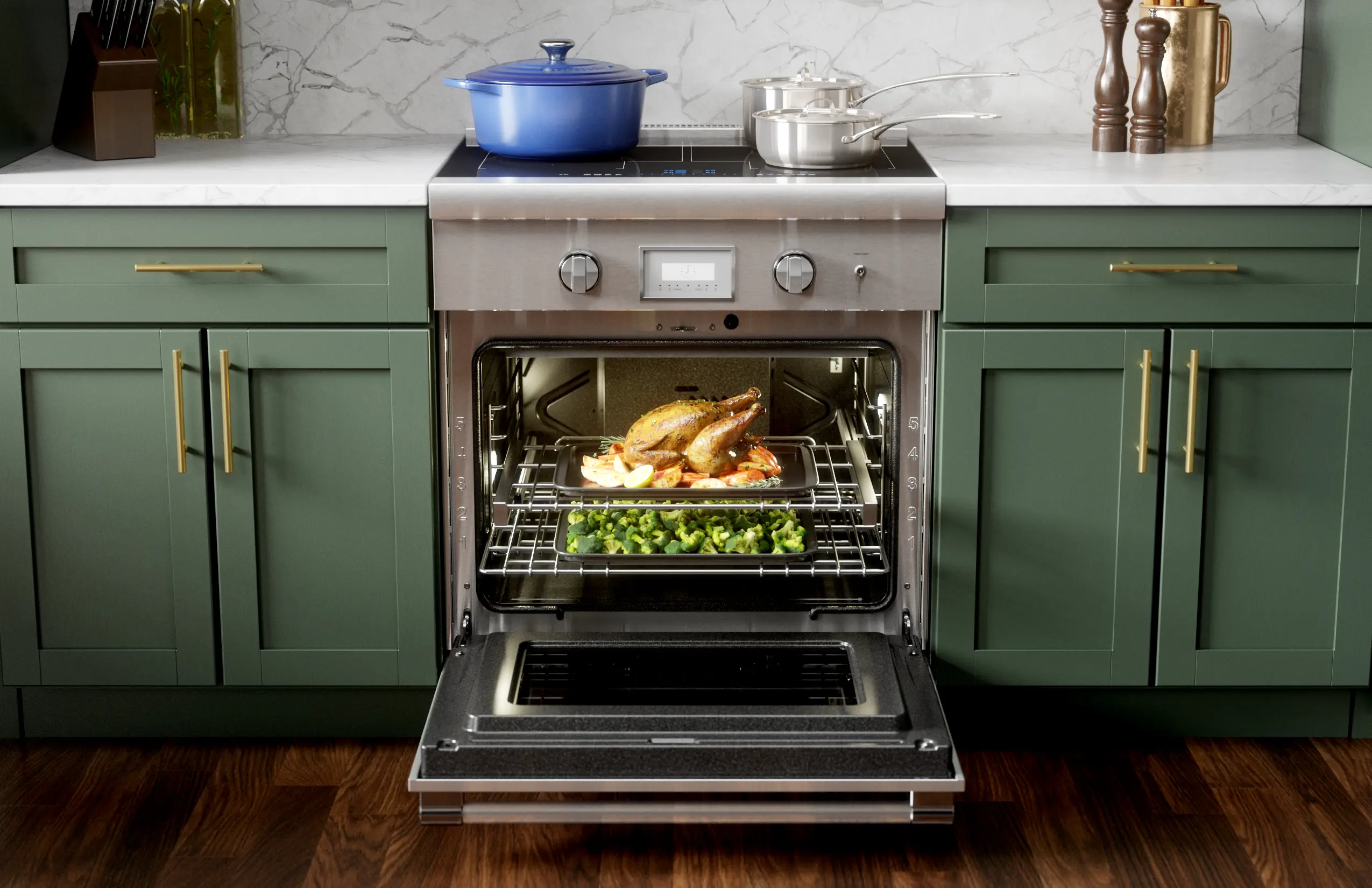 Liberty® Induction Professional Range 30'' Pro Harmony® Standard Depth PRI30LBHU